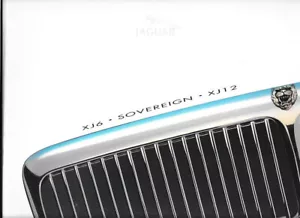 JAGUAR XJ6- SOVEREIGN- XJ12 X300 MODEL BROCHURE inc SPEC CHART 3.2 4.0 5.0 1995 - Picture 1 of 3