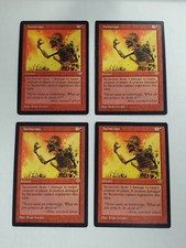 MTG Playset 4x Incinerate (Mirage/Red/C) - BGM