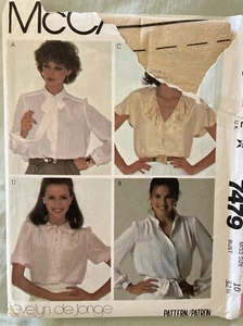 Misses Blouses and 10 Bust 32.5 McCalls 7479 Sewing Pattern - Picture 1 of 2