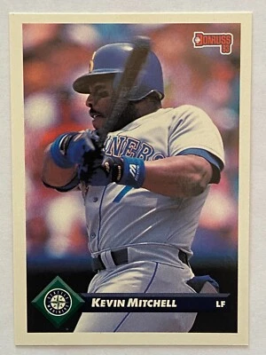 1993 Donruss #157 Kevin Mitchell Seattle Mariners - Image 1 of 2