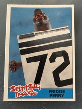 William The Fridge Perry NFL  Psa? TOPPS SPITTING IMAGE 1990 Trading CARD Ex-Nm