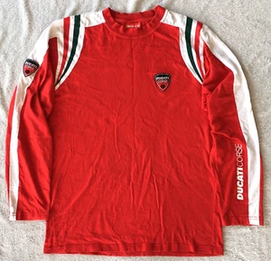 Ducati Corse Racing Motorsport mens Red Long Sleeve T Shirt size M - Picture 1 of 10