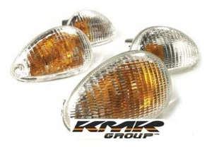 M131 KIT 4 FRECCE BIANCHE ANTERIORI E POSTERIORI VESPA 50 125 150 ET2 ET4 * - Foto 1 di 1
