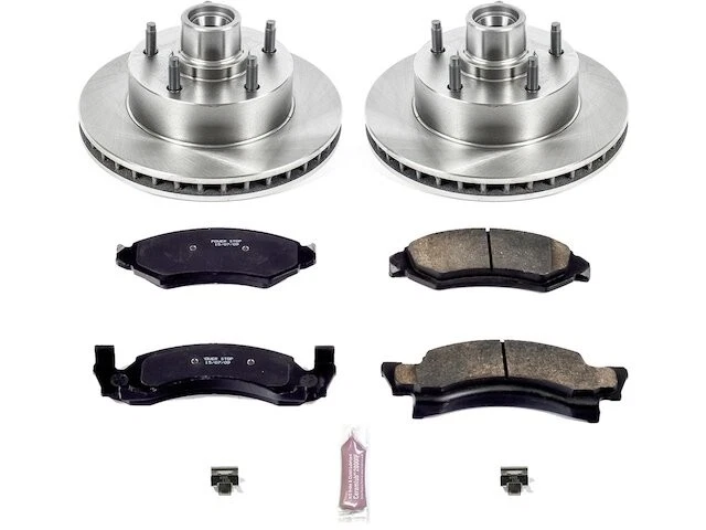 Kit de pastillas de freno delanteras y rotor para Ford E100 Econoline 1976 1975-1983 RH727YX Foto 1 de 1