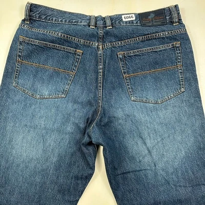 VTG Tommy Bahama Indigo Palms Classic Jeans Men Actual 36x32 Blue 90s Tag 38 - Image 1 of 4