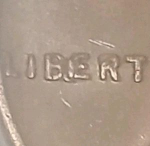 1957 P 'BIE' Die Chip VarietyMint Error, Lincoln Wheat Cent Penny,Free Shipping! - Picture 1 of 4
