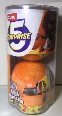 5 惊喜 NBA 球手 2 件装系列 1 ZURU 玩具神秘胶囊人偶盲盒 — 第 1/2 张图片