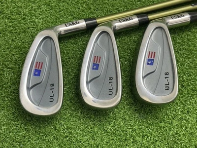 U.S. Kids Golf UL-18 Junior Iron Set 6 8 PW Right Handed Graphite 57-39 USKG - Image 1 of 4