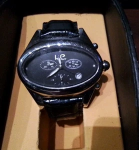 Reloj Lorenzo Pozzan LP Italia Negro Ovalado  - Imagen 1 de 5