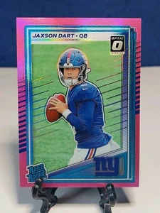 Jaxon Dart 2025 Donruss Rated Rookie Rosa Ottica Anteprima RC #400 NY Giants  - Foto 1 di 3
