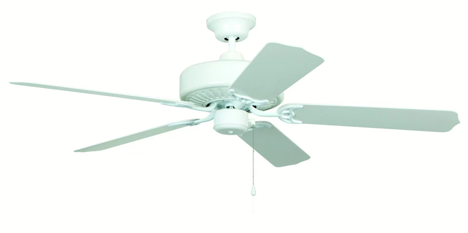 White 52"Ceiling Fan from the Enduro Plastic Collection - Image 1 of 1