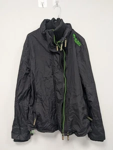 Superdry Professional The Windcheater Black Jacket Size L (T10) - Picture 1 of 12
