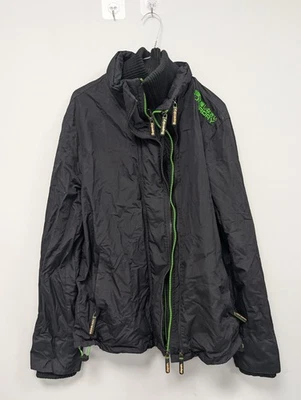 Superdry Professional The Windcheater Black Jacket Size L (T10) - Image 1 of 4