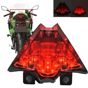 Smoked LED Tail Light with Running Brake Light For Kawasaki Ninja 500 Z500 2024 - Bild 1 von 16