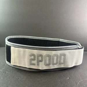 2POOD - White Marble 4" Weightlifting Belt Size m - Picture 1 of 4