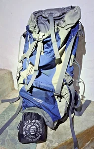Deuter ACT Lite 65+10L Midnight Silver Blue Backpack w/ Gregory Rain Cover - Picture 1 of 10