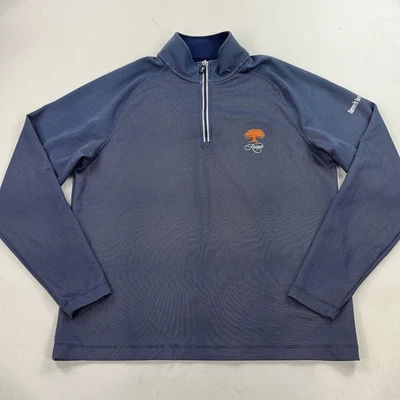 Fairway & Greene Tech Kiawah Island Blue Golf Performance Pullover Size Medium - Image 1 of 4