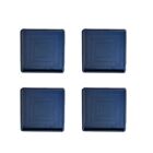 4Pcs Square Furniture Coasters Non Slip Caster Cups  Couch/Chair/Bed Stoppers