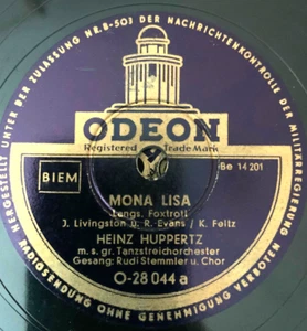 Heinz Huppertz mit Gesang Rudi Stemmler ~ Mona Lisa / Warum Du kein Mädel weißt - Bild 1 von 2