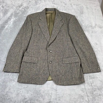 Magee Donegal Tweed Sport Coat Mens 42 Green Speckled Wool Handwoven Blazer - Image 1 of 4