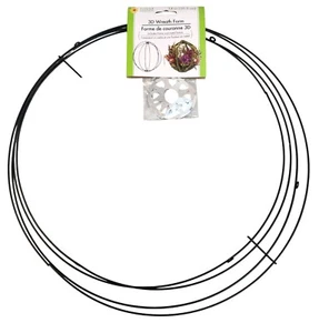3D Round Ball Wreath Form Kit For DIY Crafting & Decoration 14"  Set of 2 - Picture 1 of 6