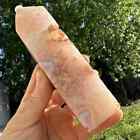 435g natural pink amethyst agate obelisk quartz crystal point healing