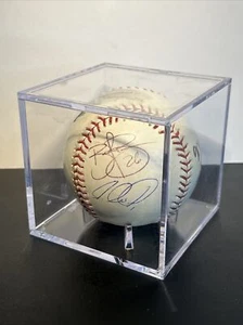 Minnesota Twins Signed Autograph Rawlings Baseball Morneau Nathan Batista Kubel - Picture 1 of 15