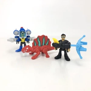 Fisher Price Imaginext Jurassic World Sub Dino & Dr. Malcom Dimetrodon - Picture 1 of 12