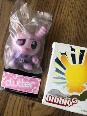 Kidrobot Dunny Series 5 Clutter Pink Pirate Figure 2/25 w/Sword Vinyl Figure - Image 1 of 3