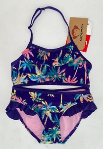 Appaman Girls Paradise Palms 2 Piece Bikini Set Multicolor Size 6 - Picture 1 of 3