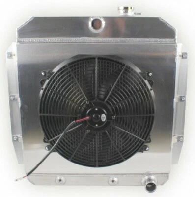 3Row Radiator Fan Shroud For 1955-1959 56 57 Chevrolet Truck LS Swap GMC 100/150 Foto 1 de 4