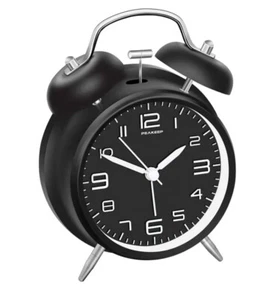 Peakeep 4 Inches Twin Bell Loud Alarm Clock for Heavy Sleepers, Backlight, Ba... - Picture 1 of 5