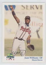 1992 Classic Best Macon Braves Juan Williams #17