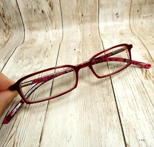 EyeBro Optix Burgunderrot Rechteckig Brille Brillengestell - EO-5036 48-16-140 Neu ohne Etikett - Bild 1 von 15