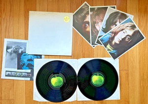 The Beatles 2LP GEMA German Print VINTAGE WHITE ALBUM - Picture 1 of 10