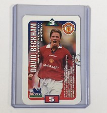 David Beckham Manchester United Subbuteo Squads Card  Pro Edition 1996 Hasbro