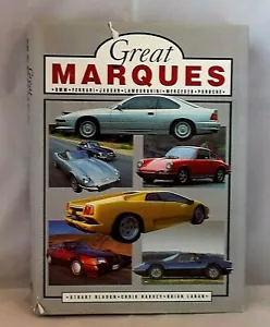 GREAT MARQUES BMW FERRARI JAGUAR PORSCHE HARDBACK BOOK 1994 Car Enthusiasts MMB - Imagen 1 de 4