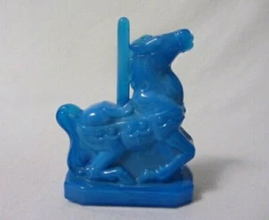 BOYD GLASS CANDY THE CAROUSEL HORSE MAVERICK BLUE B IN DIAMOND UPSIDE DOWN - Picture 1 of 4