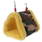 Warm Bird Nest Hammock House Parrot Snuggle  Plush Hideaway for Small Conures
