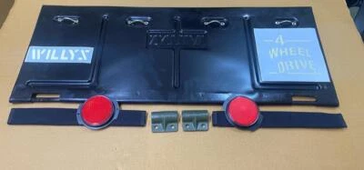 Puerta trasera Willys Script para Jeep Willys CJ2A CJ3A CJ3B CJ5 CJ6 - Medidor pesado Foto 1 de 4