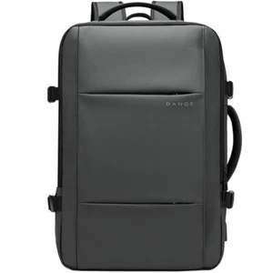 BANGE Genuine Gray 17" Laptop Backpack, Expandable, Splash-proof, Supports USB - Picture 1 of 8