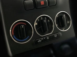 For Vauxhall Opel Zafira 99-05 Heater Surrounds AC Control Rings Polished Alloy - Picture 1 of 8