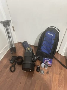 Meade ETX 80 telescope Tripod And extra Eye Pieces and Carry Bag tested - Picture 1 of 12