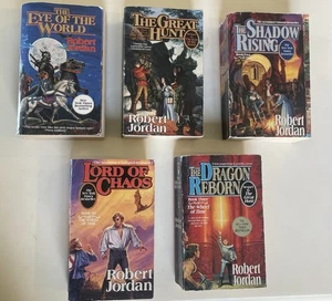 Robert Jordan - Das Rad der Zeit - Bücher Taschenbuch 5 Stück - Bild 1 von 10