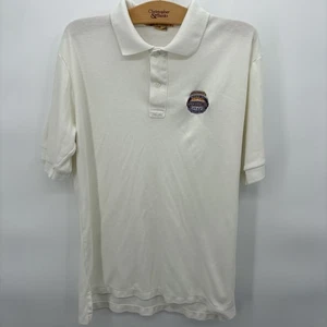 Polo Vintage Super Bowl XXVI 1992 MN Host Blanco Talla Grande - Imagen 1 de 6