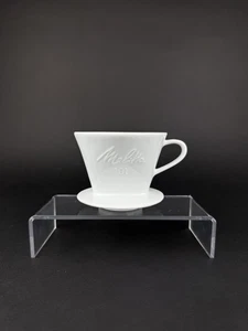 Filtro porcellana Melitta 101 filtro caffè piccolo filtro tè 1 foro scritta bianca - Foto 1 di 8