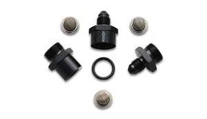 Vibrant 16734 Turbo Oil Feed Line Filters - 4 AN - 30 Micron/80 Micron/150 - Picture 1 of 1