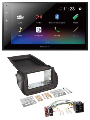 Pioneer USB Bluetooth DAB 2DIN MP3 Autoradio für Citroen Nemo Fiat Fiorino Peuge - Bild 1 von 4