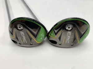 Callaway EPIC Flash 3 & 5 Fairway Wood Set 15* 18* EvenFlow 4.0 45g Ladies RH - Picture 1 of 8