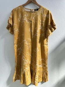 Dotti Yellow Shift Dress Size 10 - Picture 1 of 8